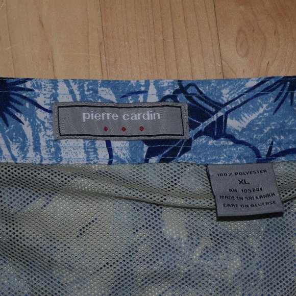 PIERRE CARDIN Men's Sz XL Brief NETTED Swim TRUNKS Beach Shorts EXCELLENT - Picture 4 of 8